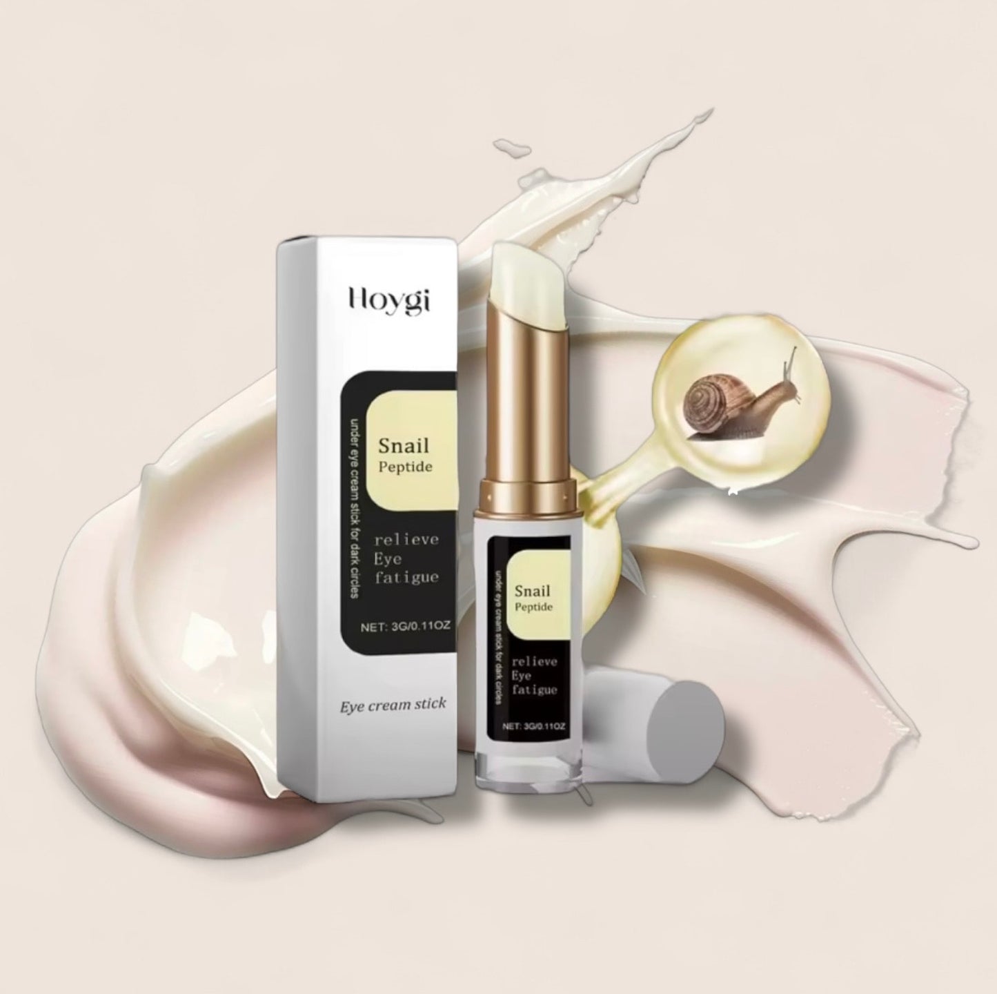 Bâton de Crème Yeux Escargot & Collagène