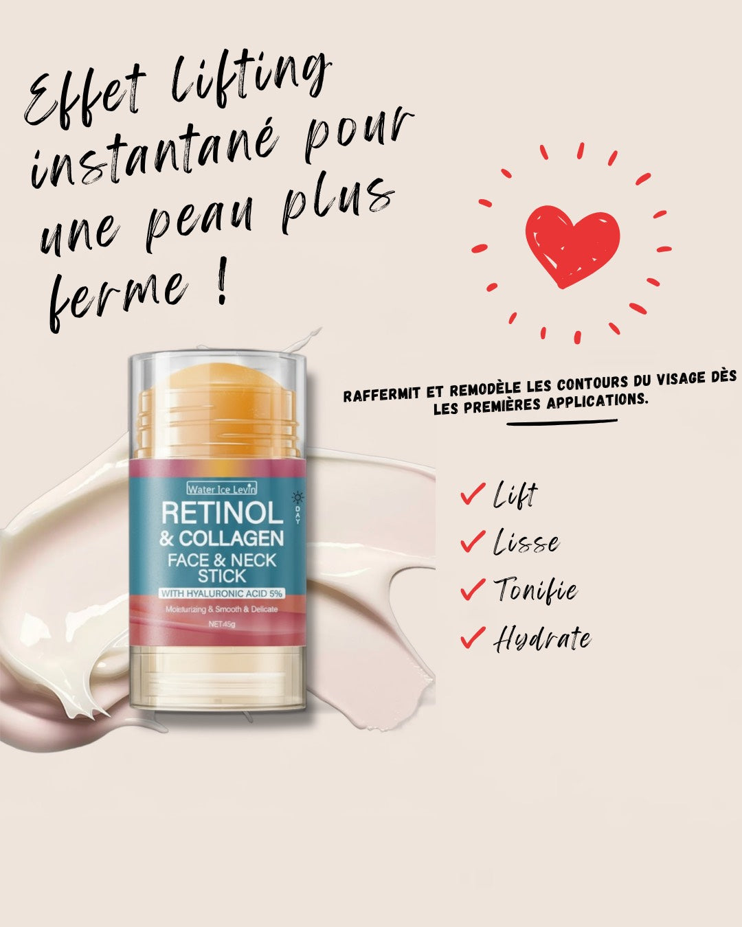 Stick Lifting Rétinol & Collagène