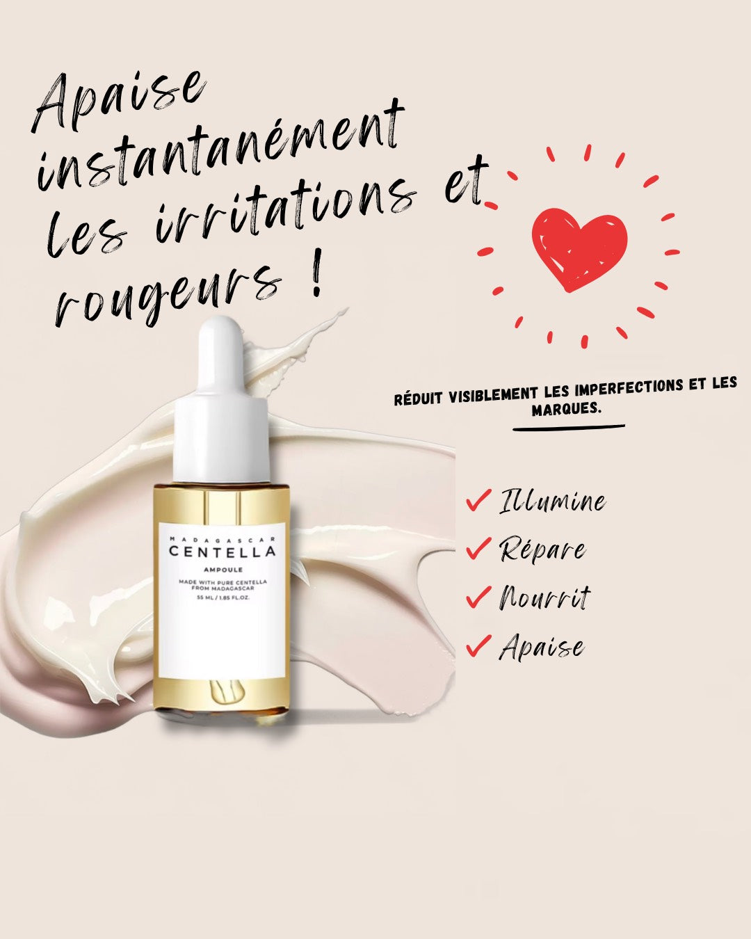 Sérum Visage Peaux Sensibles & à Imperfections